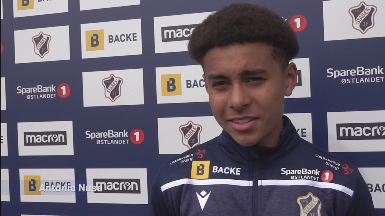 Antonio Nusa med proffkontrakt for Stabæk.mp4